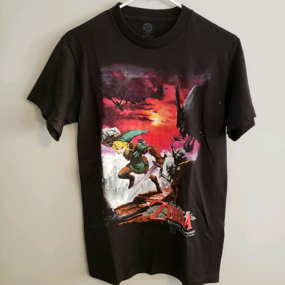 Legend of Zelda Shirt Mens Small Nintendo
